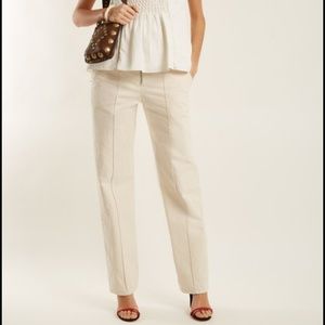 ST. JOHN VINTAGE  BEIGE STRETCH TROUSER 2